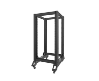 LANBERG Stojąca 19" 22U 600x800mm Open Rack (czarna) - 455667 - zdjęcie 1